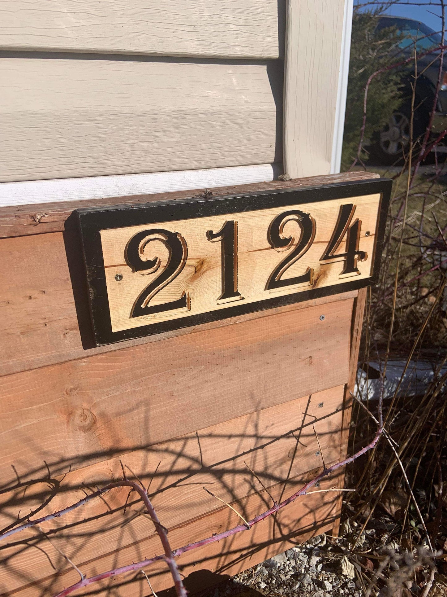 Custom Address Number Sign Personalized Home Address