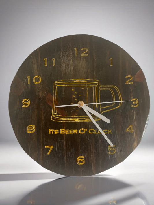 Its Beer O’ Clock Hangable Wall Clock